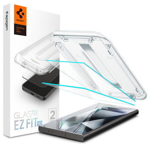 מגן מסך לסדרת Spigen Galaxy S24 GLAS.TR EZ Fit HD